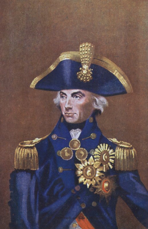 Admiraal Lord Nelson, portret door English School