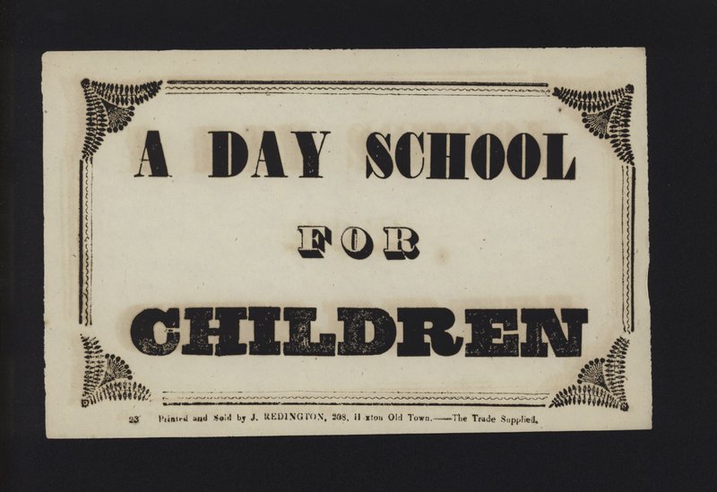 Advertentie: Een dagschool voor kinderen door English School