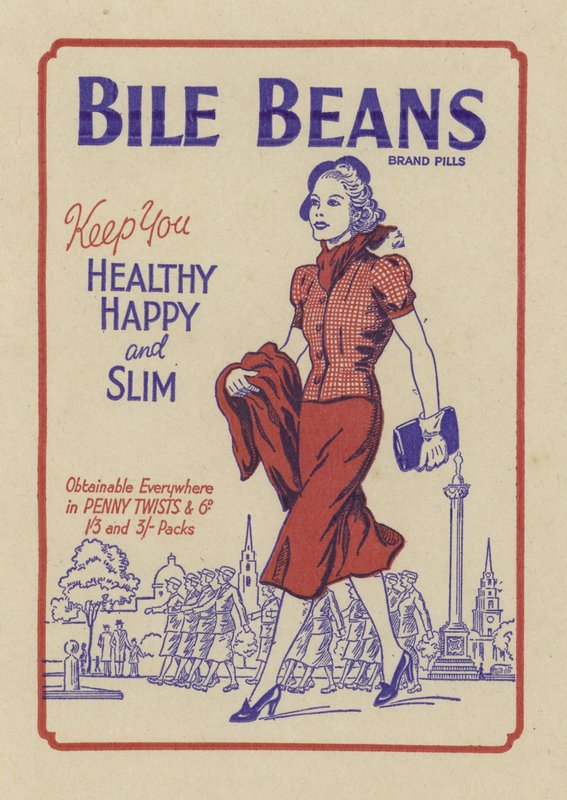Advertentie voor Bile Beans door English School