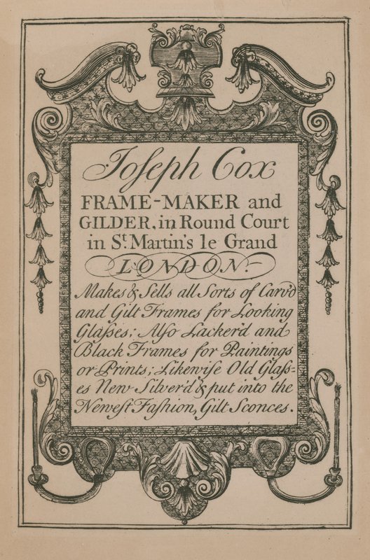 Advertentie voor Joseph Cox door English School