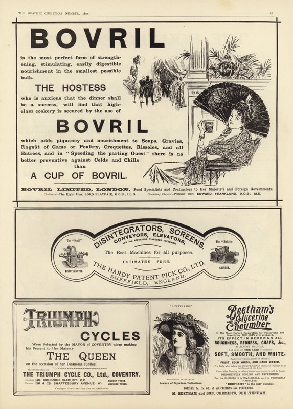 Advertentiepagina uit The Graphic Christmas Number 1897 door English School