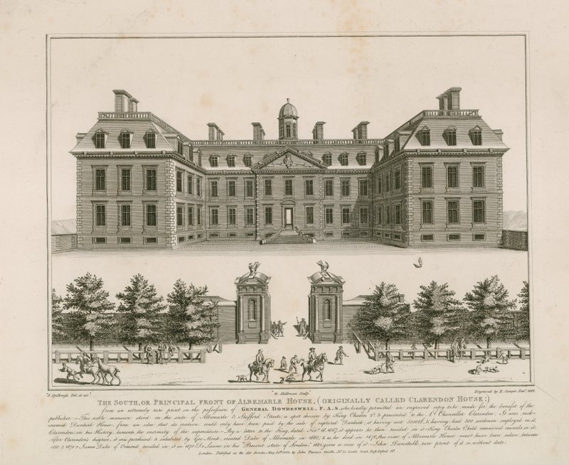 Albemarle House (oorspronkelijk Clarendon House genoemd) door English School