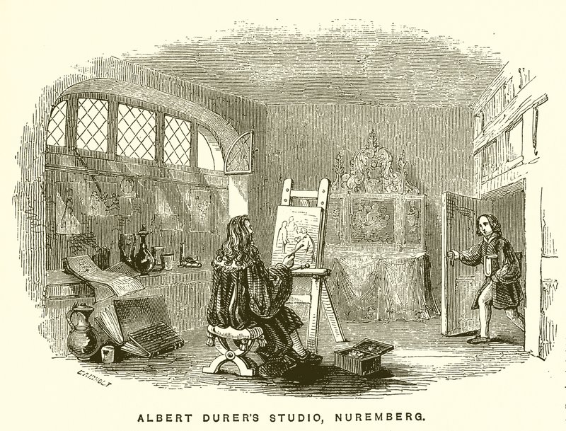 Albert Dürers Studio, Neurenberg door English School