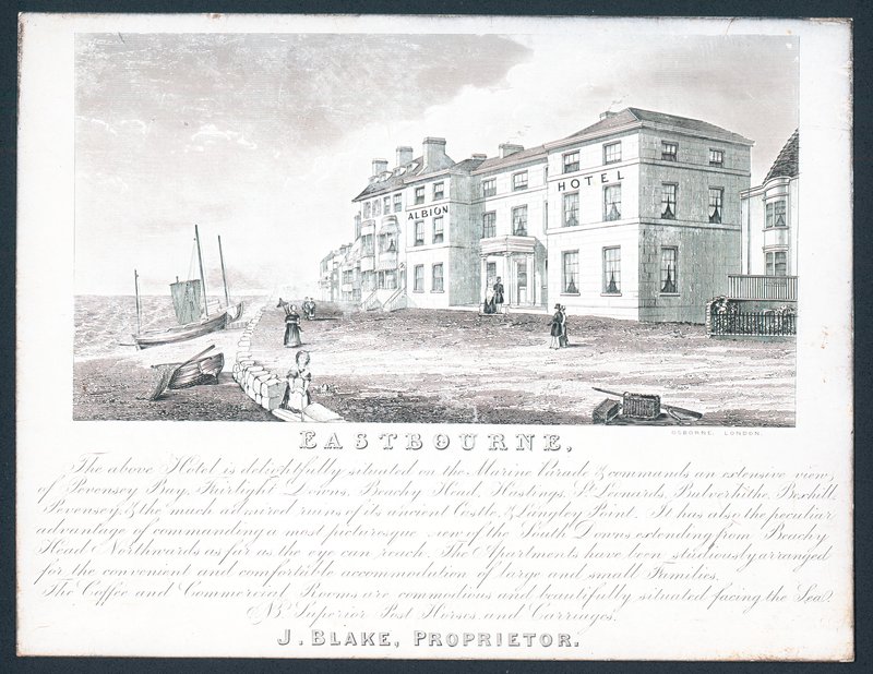 Albion Hotel, voor de eigenaar, J Blake door English School