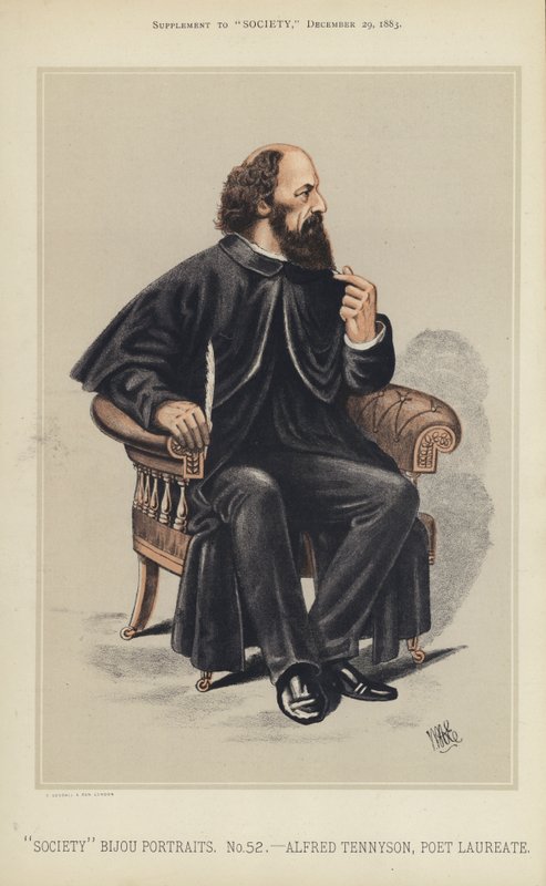 Alfred Tennyson, Dichter Laureaat door English School