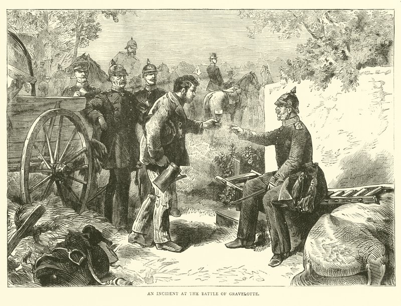 Een incident bij de Slag om Gravelotte, augustus 1870 door English School