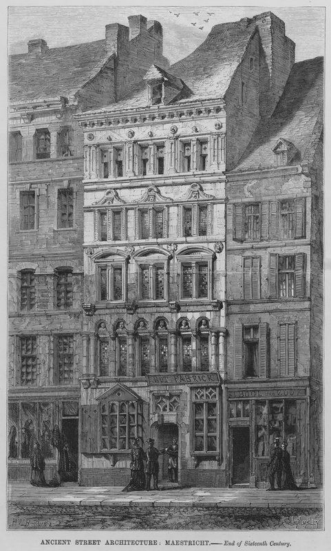 Oude straatarchitectuur, Maastricht door English School