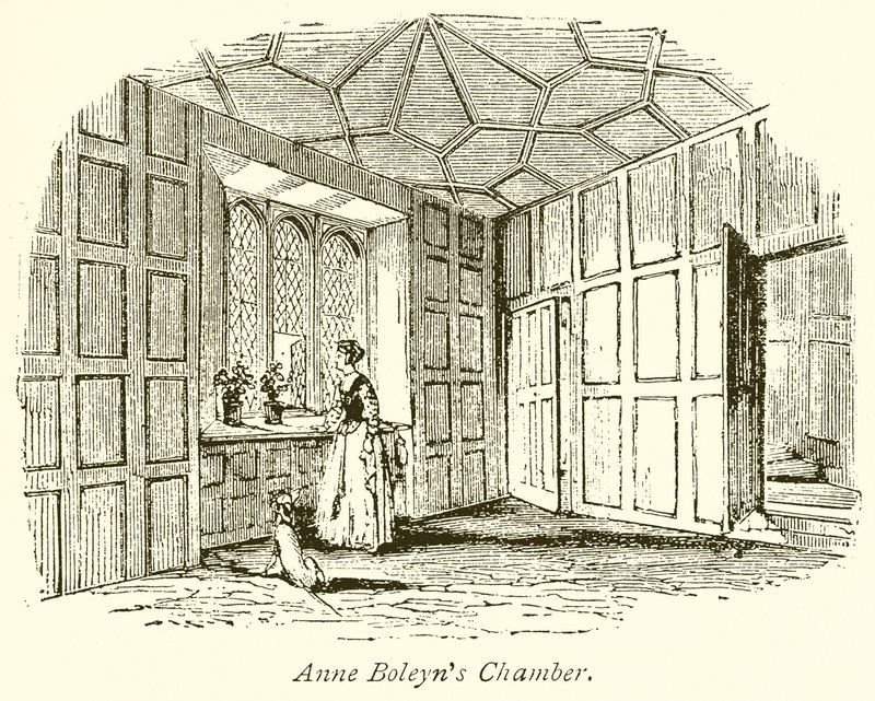 Anne Boleyns kamer door English School
