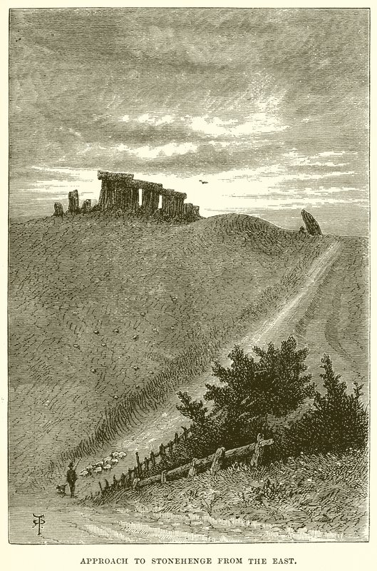 Toegang tot Stonehenge vanuit het Oosten door English School