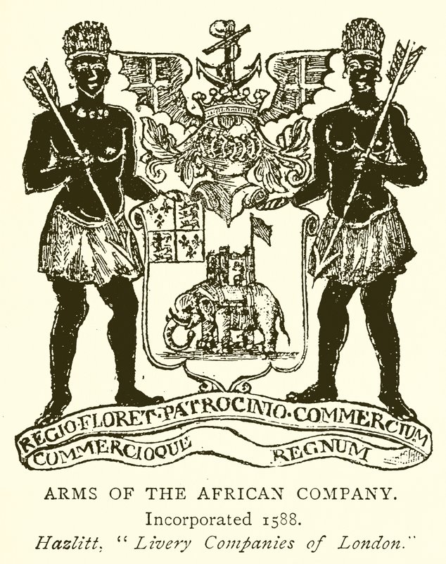 Wapens van de Afrikaanse Compagnie door English School