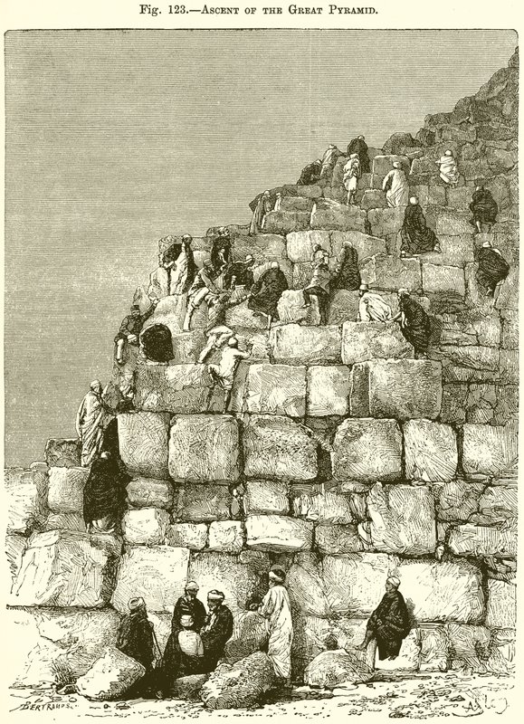 Beklimming van de Grote Piramide door English School