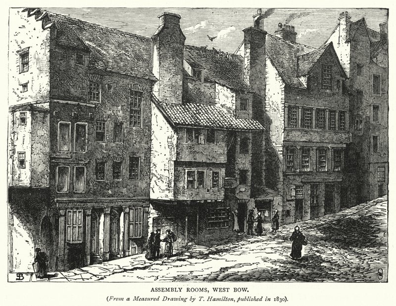 Assembly Rooms, West Bow (gravure) door English School