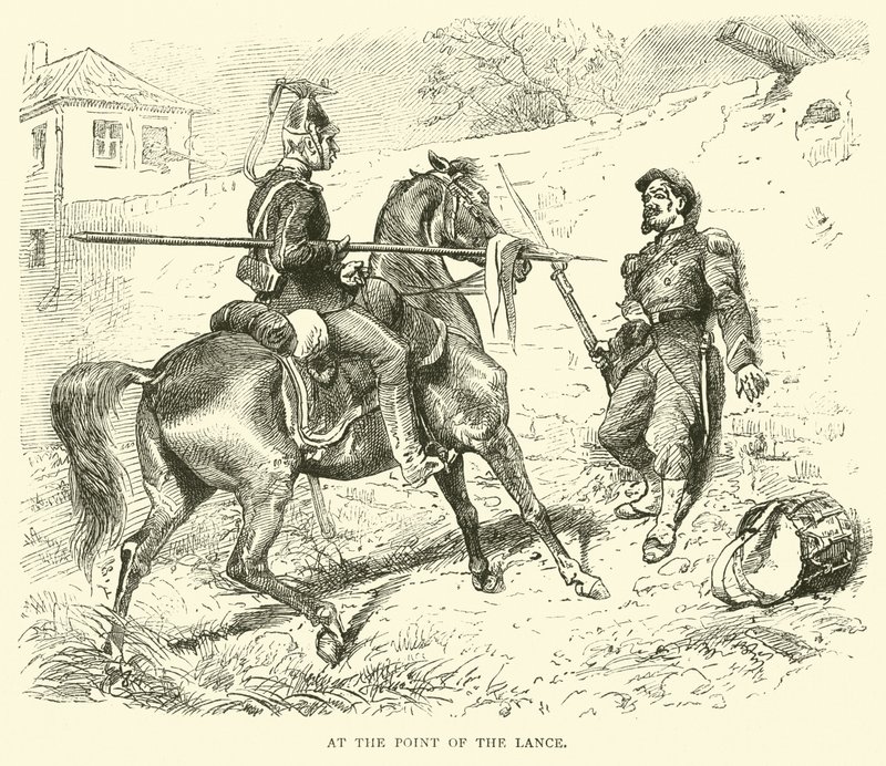 Op het punt van de lans, september 1870 door English School