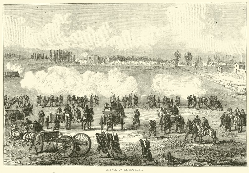 Aanval op Le Bourget, december 1870 door English School
