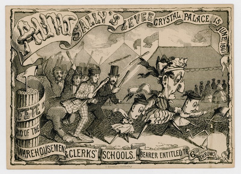 Aunt Sallys Levee, Crystal Palace, 15 juni 1861 door English School