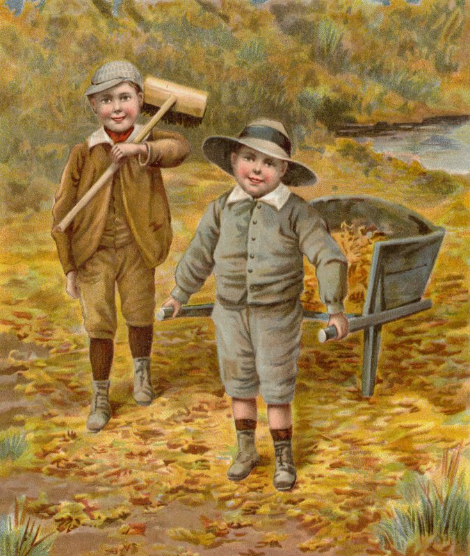 Herfstbladeren door English School