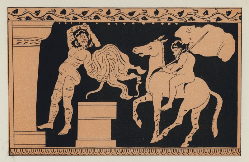 Bacchus en Xanthias door English School