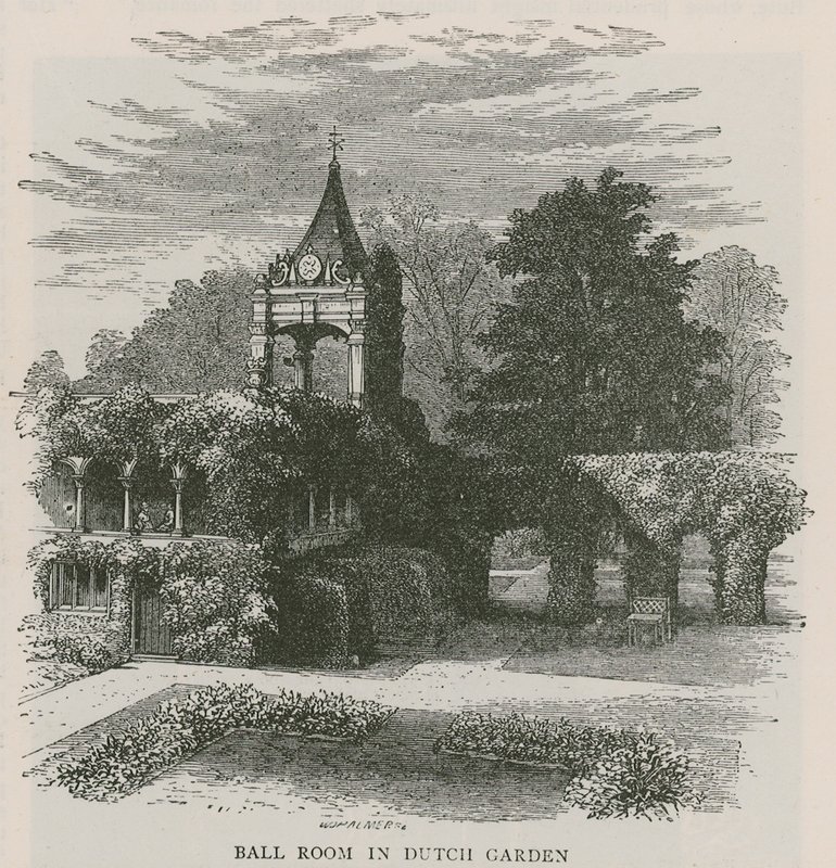 Balzaal in Nederlandse tuin, Holland House door English School