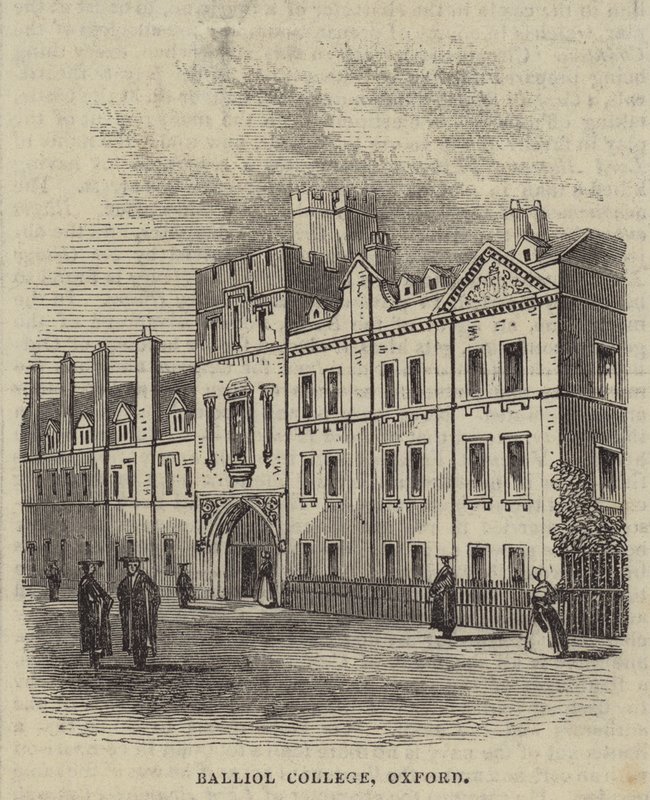 Balliol College, Oxford (gravure) door English School
