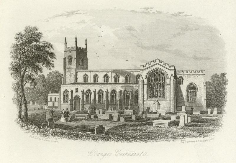 Bangor Cathedral, Noord-Wales door English School