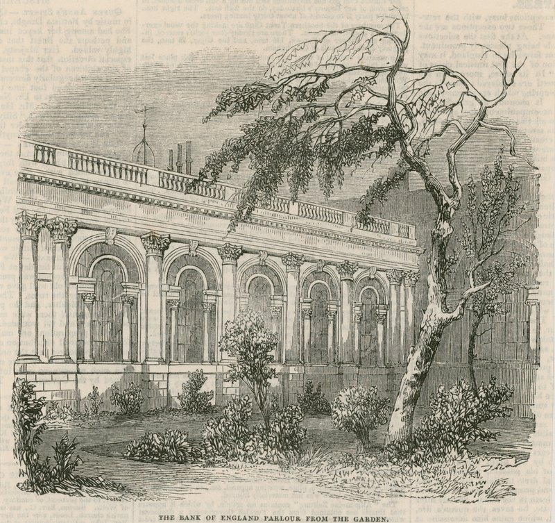 Bank of England, Tuinhof door English School