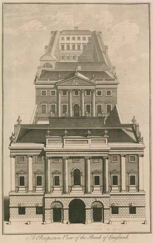 Bank of England, Gebouw van George Sampson, 1734 door English School