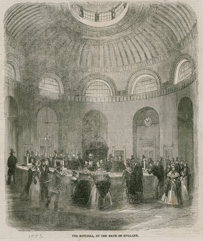 Bank of England, Rotunda van Sir John Soane door English School