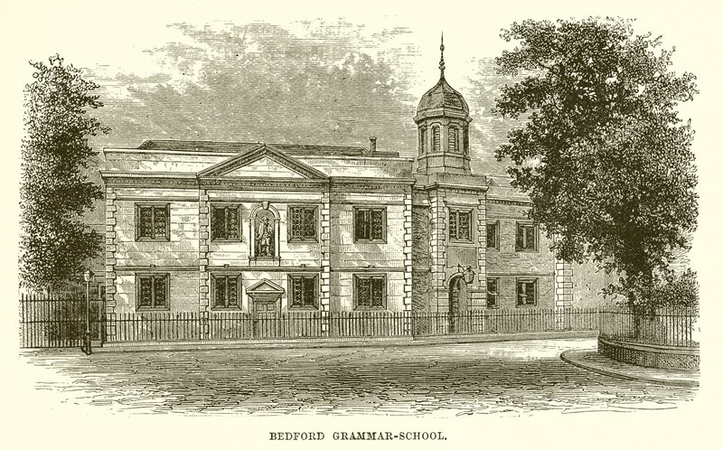 Bedford Grammar School door English School