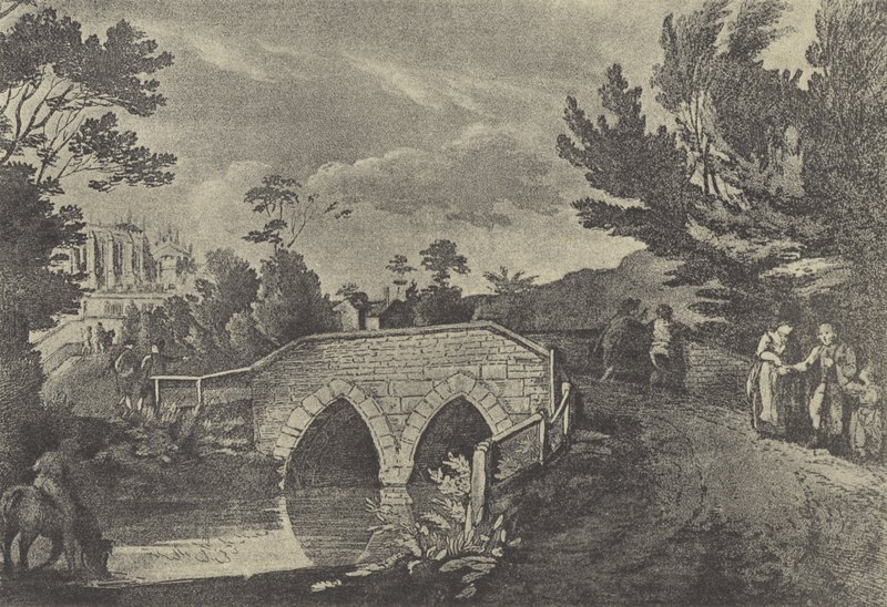 Beggars Bridge, 1796 door English School