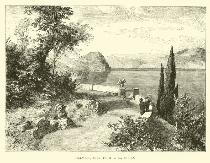 Bellaggio, gezien vanaf Villa Giulia door English School