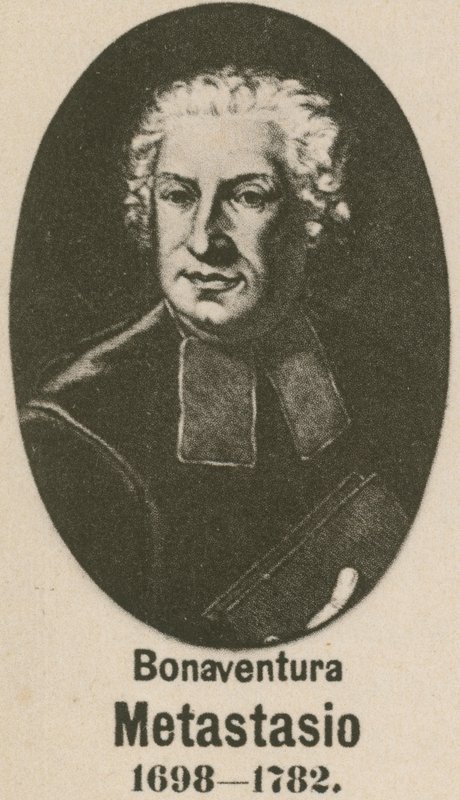 Bonaventura Metastasio (gravure) door English School