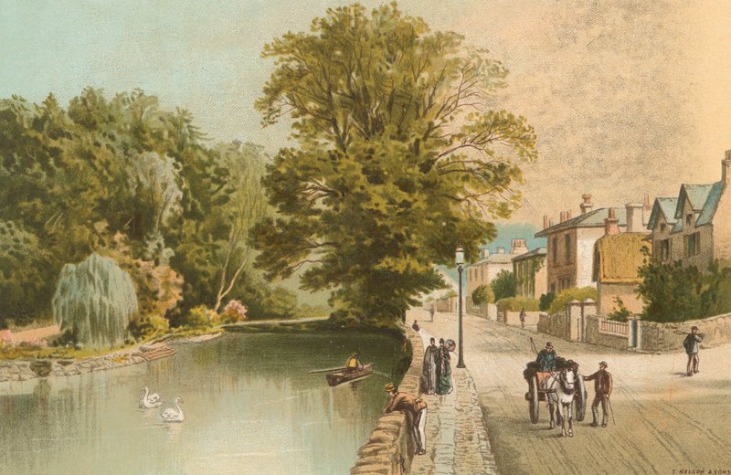 Bonchurch Pond, nabij Ventnor--Isle of Wight door English School