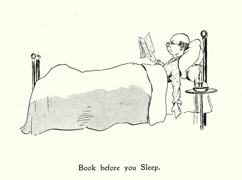 Book Before You Sleep; Look Before You Leap (litho) door English School