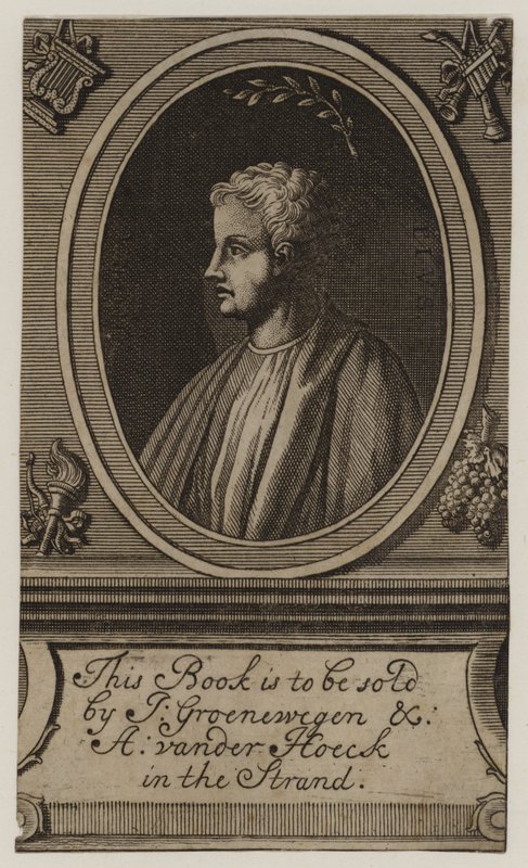Boekverkopers, J Groenewegen en A Vander Hoeck, handelskaart door English School