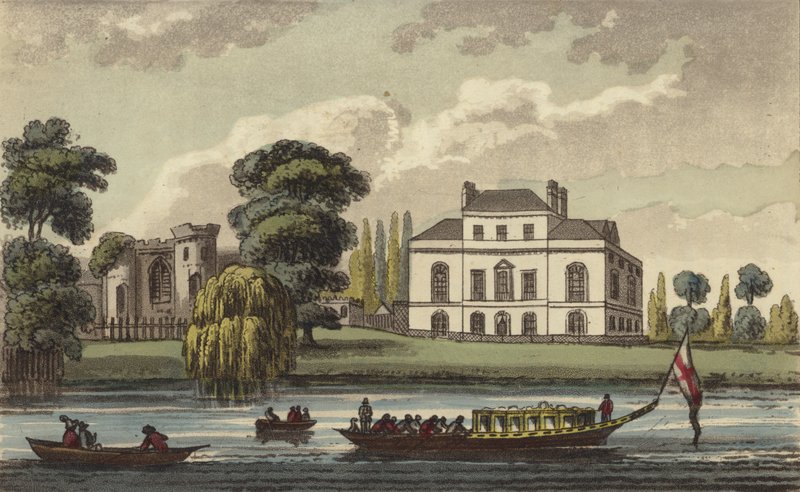 Brandenburg House, Hammersmith, Londen, huis van Caroline van Brunswijk, Koningin van het Verenigd Koninkrijk en vervreemde vrouw van Koning George IV door English School