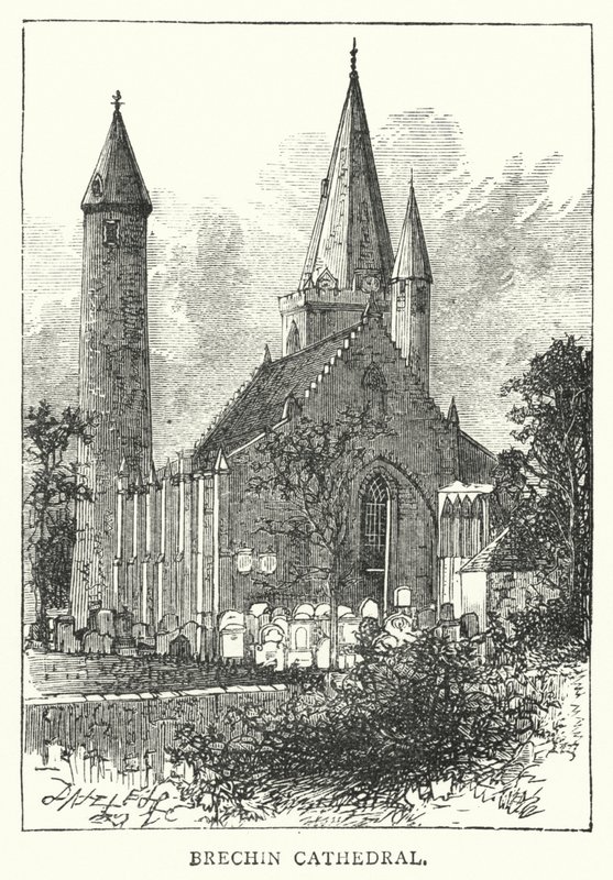 Brechin Cathedral (gravure) door English School