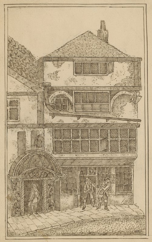 Bricklayers Hall, Leadenhall, nu de Joodse Synagoge, 1797 door English School
