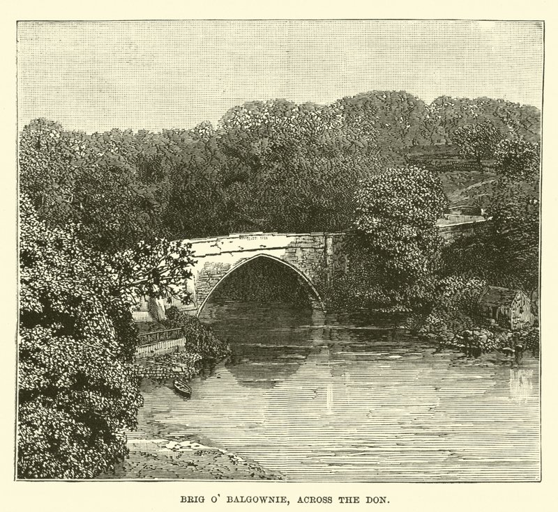 Brig o Balgownie, over de Don door English School