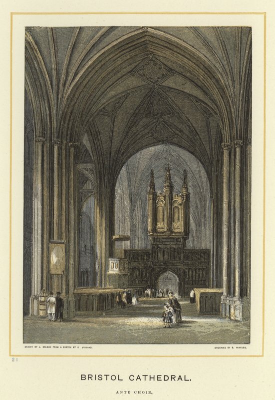 Bristol Kathedraal, voorkoor door English School