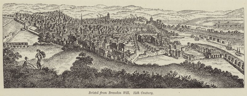 Bristol vanaf Brandon Hill door English School