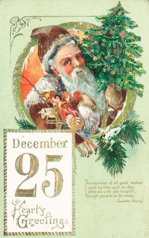 Britse kerstkaarten door English School