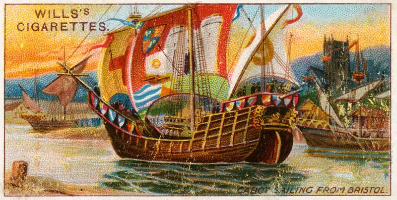 Cabot vertrekt vanuit Bristol door English School