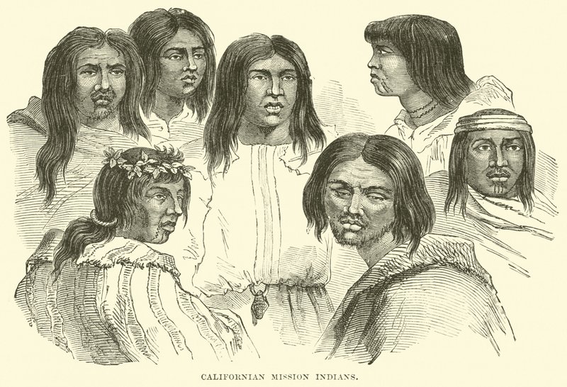 Californische Missie-Indianen door English School