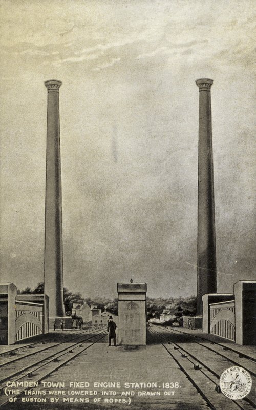 Camden Town vaste motorstation, 1838 door English School