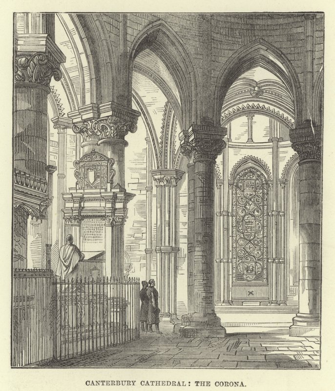 Canterbury Kathedraal, de kroon door English School