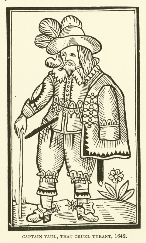 Kapitein Vaul, die wrede tiran, 1642 door English School