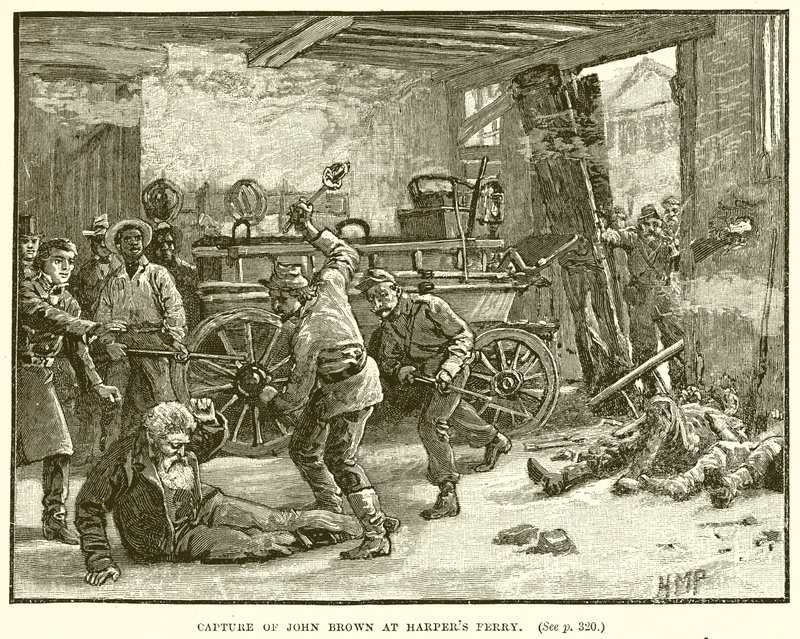 Gevangenneming van John Brown in Harpers Ferry door English School
