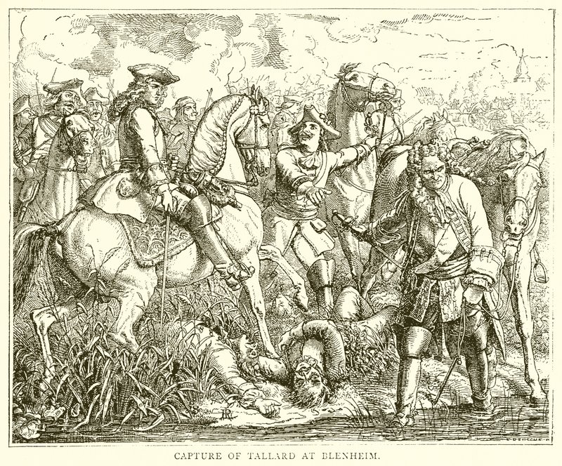 Gevangenneming van Tallard bij Blenheim door English School