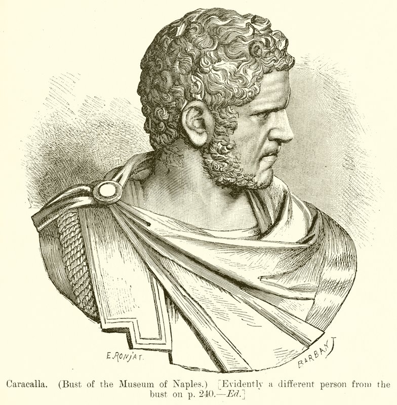 Caracalla (Museum van Napels) door English School