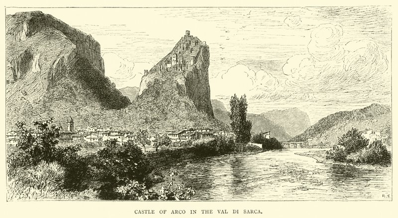 Kasteel van Arco in de Val di Sarca door English School